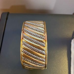 Gold and silver bracelet
